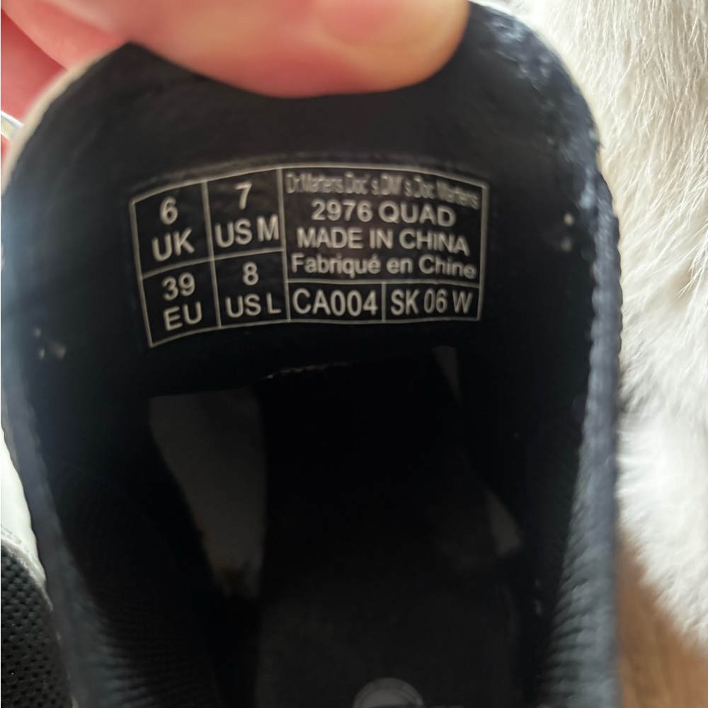 White Doc Marten 2976 Chelsea Boots - Picture 5 of 5
